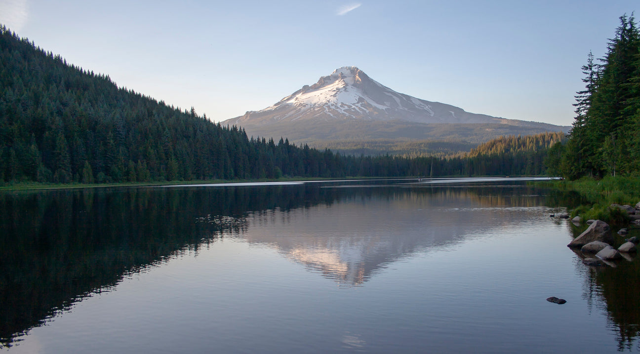 Snow Capped Cascadian Mountain