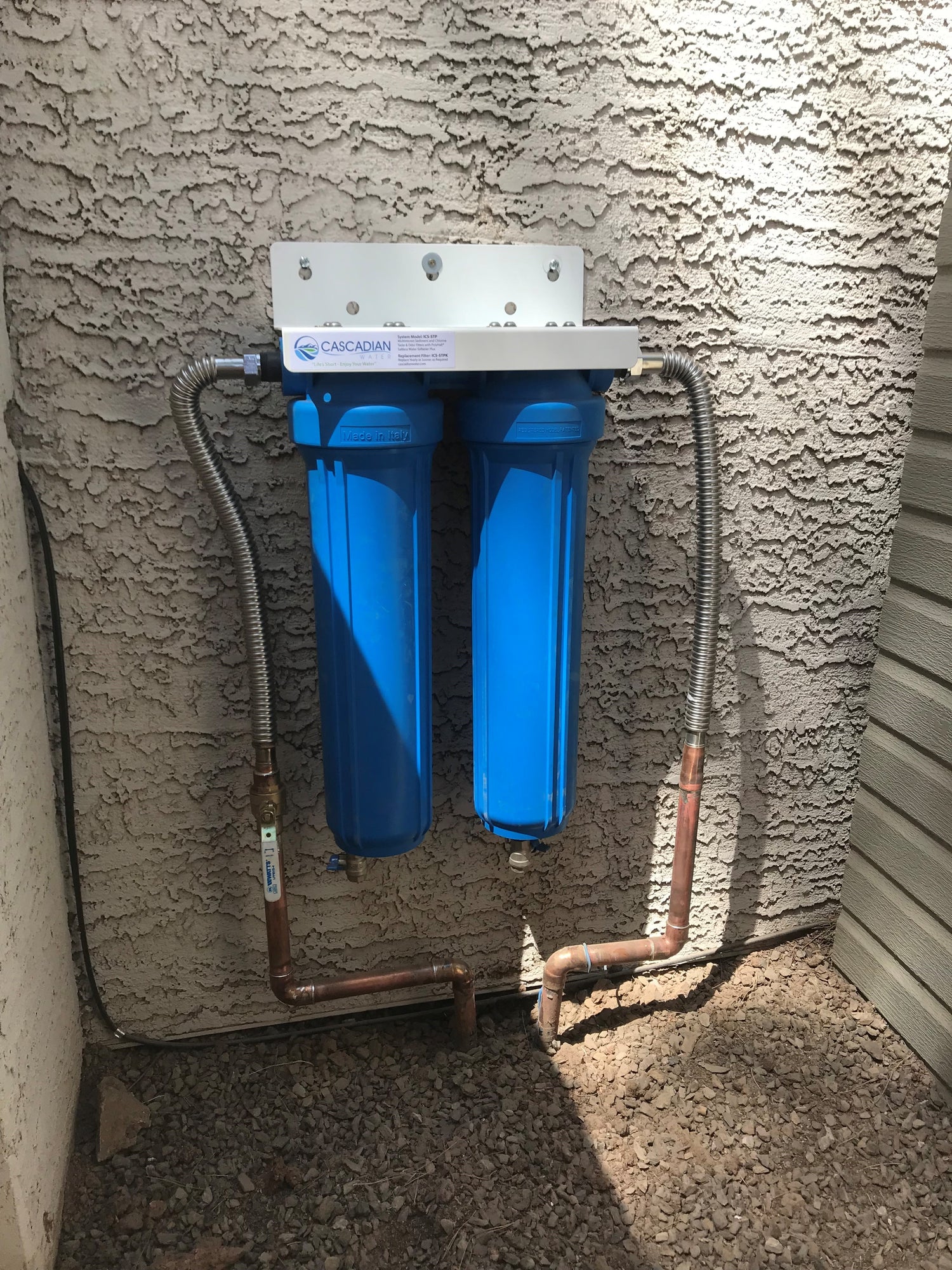 Installation of Cascadian Water ICS PolyHalt Softener