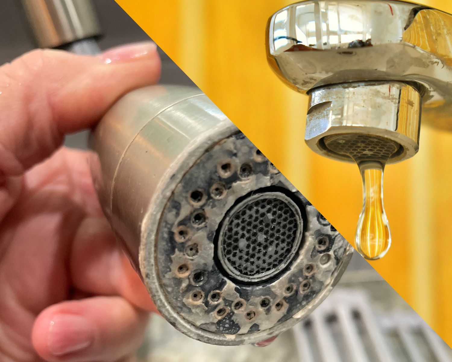 How Do I Clean and Remove Mineral Buildup on My Faucets?