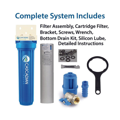 Cascadian ICS-H: Best Water Filter for Rotten Egg Smell - Complete Treatment System - Cascadian Water