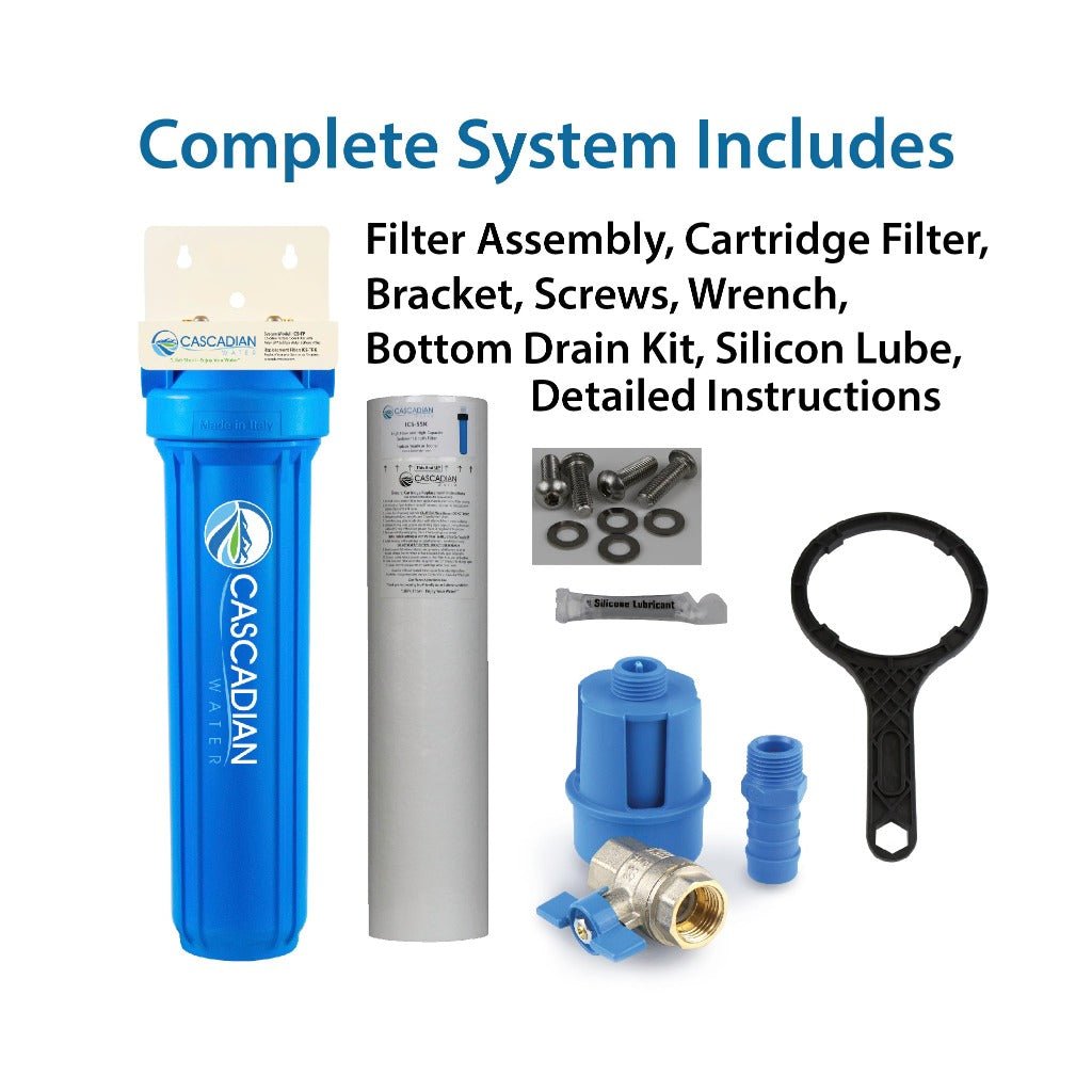 ICS-SP: Sediment and PolyHalt® Salt Free Softener - Complete Treatment System - Cascadian Water